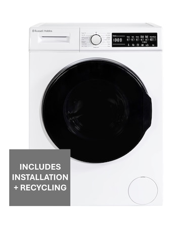 Russell Hobbs RH914W116W 9kg 1400rpm Washing Machine White + Install