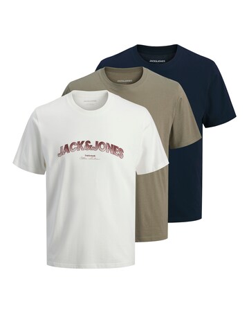 Jack & Jones Avery 3-Pack T-Shirt - Multi