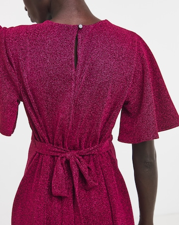 Twisted Wunder Ziggy Galaxy Foil Mini Dress