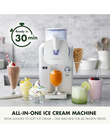 GreenPan Frost Ice Cream Maker Cream White