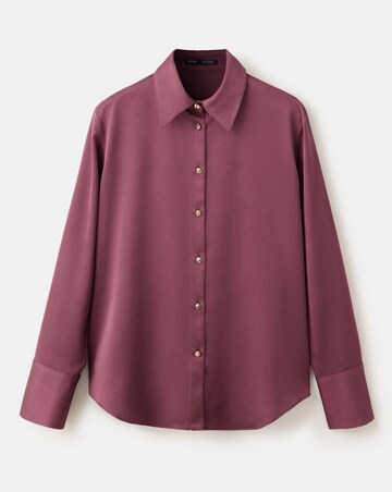 Mango Regular-Fit Satin Shirt