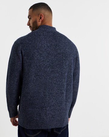 Jack & Jones Frederiksberg Ollie Knit Half Zip - Blue