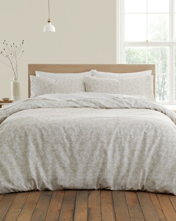 Bianca Shadow Leaves Duvet Cover Set
