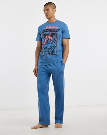 Avengers Pyjama Set - Mid Blue