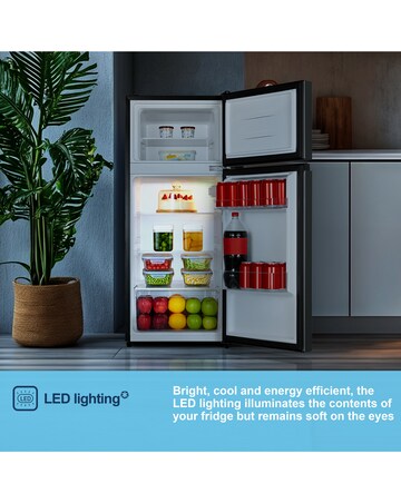 Fridgemaster MTM48120EB Fridge Freezer - Black E Rated