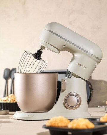 Salter Bakes 1300W Stand Mixer - Oatmeal