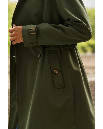Sosandar Cinched Waist Trench Coat