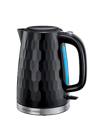 Russell Hobbs 26051 Textured Honeycomb Black Kettle