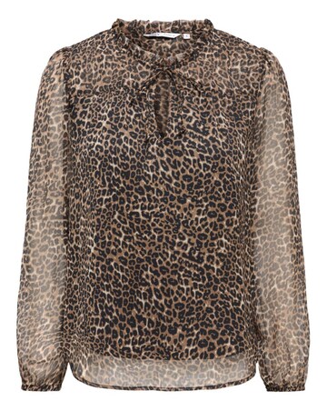 ONLY DITSY ANIMAL PRINT BLOUSE