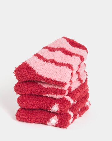 Pretty Secrets (2 Pair Pack) Candy Cane Cosy Socks