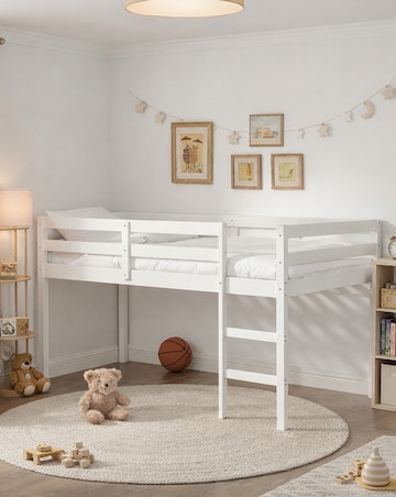 Aspire Kids Cove Midsleeper Single Bed & Mattress