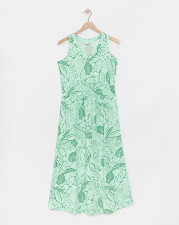 Leaf Print Value Midi Nightie