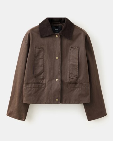 Mango Corduroy Collar Jacket