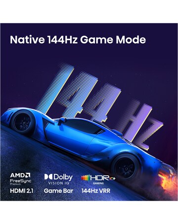 Hisense 50E78STUK PRO 50in QLED 4K Ultra HD Smart Gaming TV