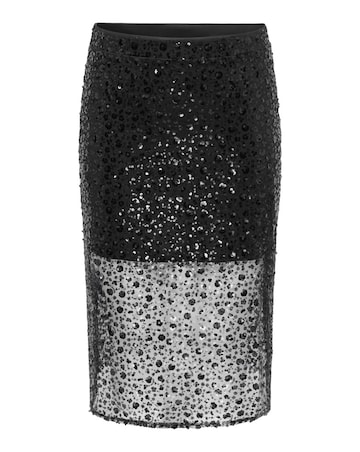 Only Sequin Midi Skirt