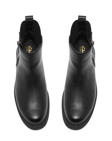 Clarks Leather Orinoco3 Chelsea Boot - Wide Fit (E)