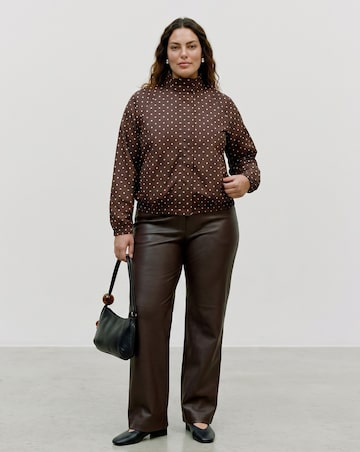 Vero Moda Kayla High Neck Polka Dot Jacket