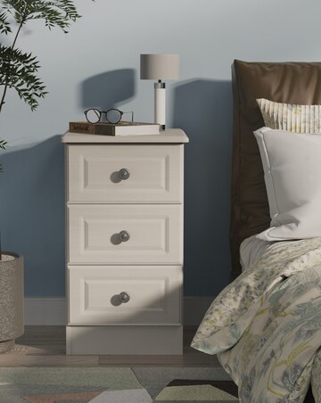 Peregrine Ready Assembled 3 Drawer Bedside - Kids