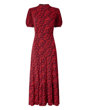 Joe Browns Ditsy Dreams High Neck Jersey Maxi Dress