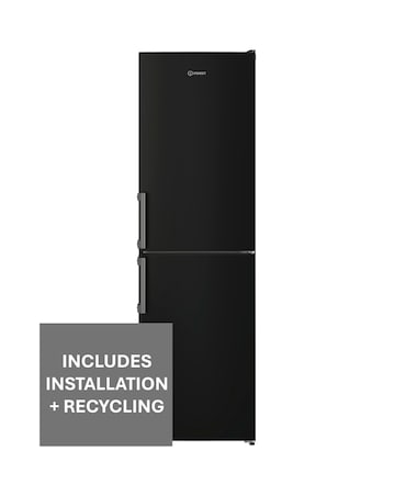 Indesit IB55732BUK 55cm Fridge Freezer Black + Install