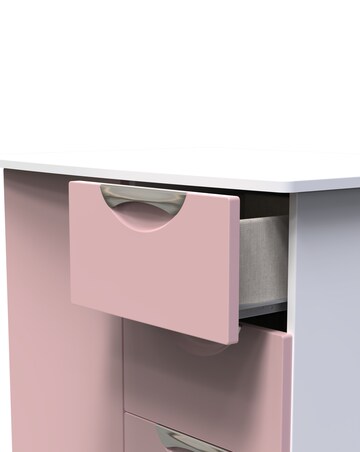 Haydn Ready Assembled 1 Door 5 Drawer Kids Wardrobe - Kids