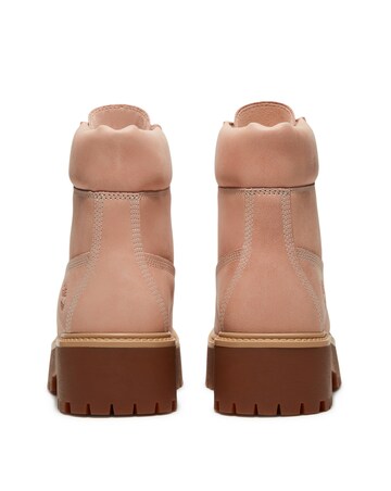 Timberland Pink Stone Street Lace Up Boots - Standard Fit (D)