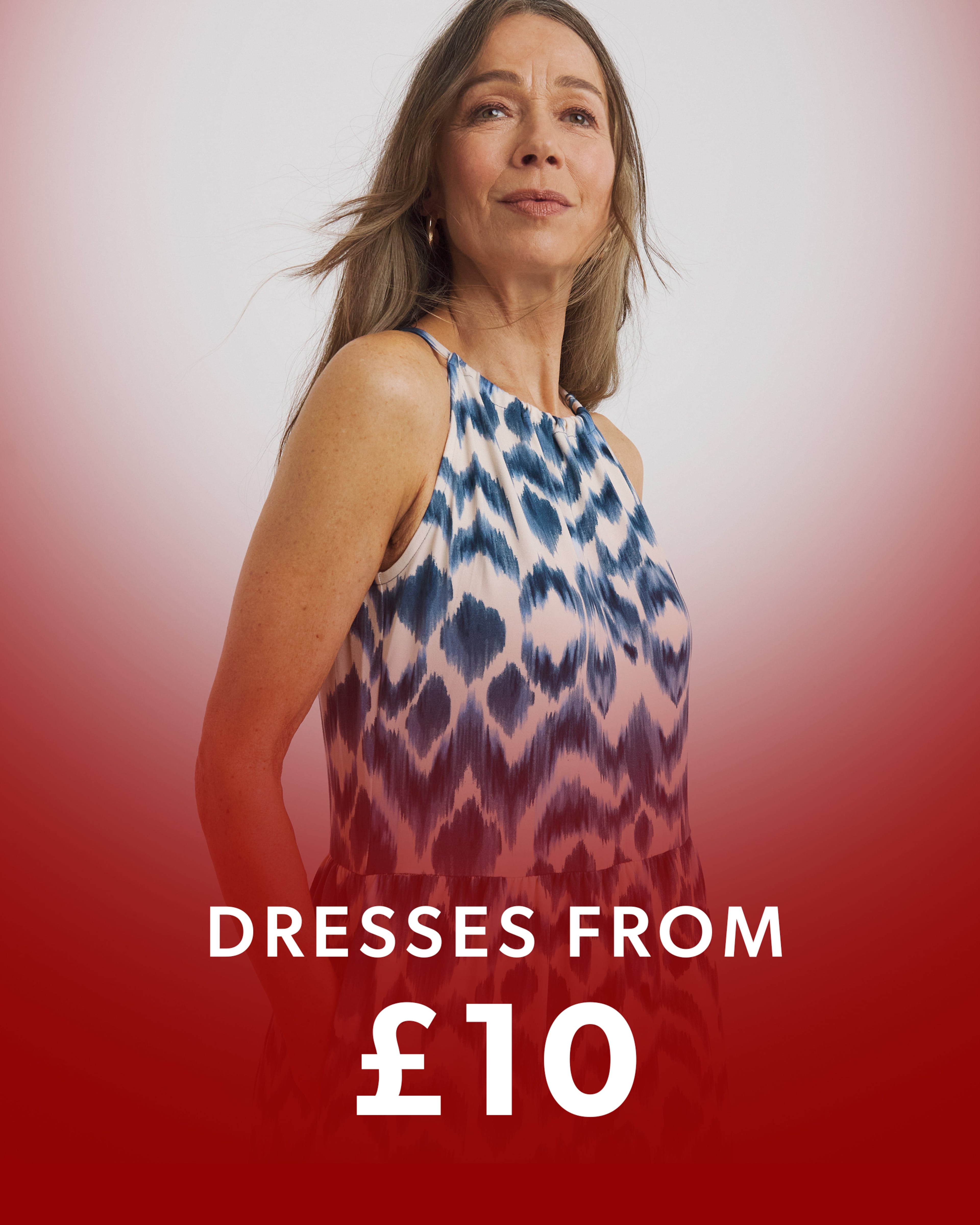 Woman wearing blue Julipa dress
