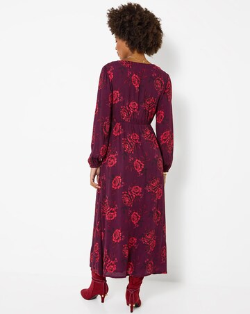 Joe Browns Petite Radiant Roses Button Through Maxi Dress