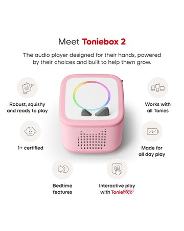 Toniebox 2 Cloud Pink Starter Set Creative Tonie Rubie