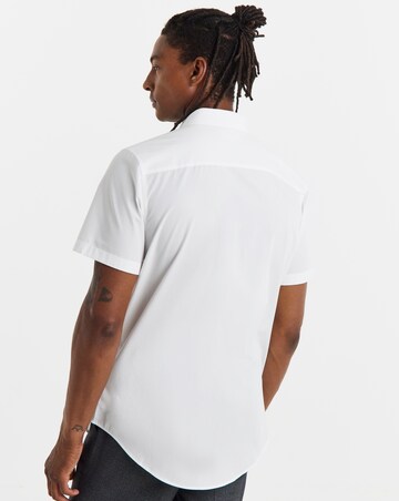 3 Pack Short Sleeve White Formal Shirt