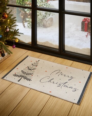 Christmas Trees Washable Doormat