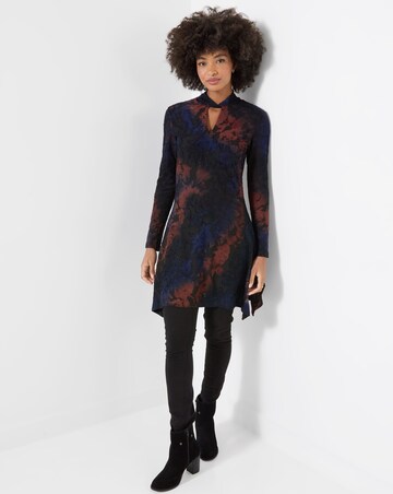 Joe Browns High Neck Floral Jacquard Tunic Top