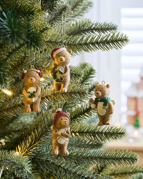 New In - Gisela Graham Bear Decorations