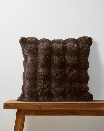 Luxe Bubble Faux Fur Cushion