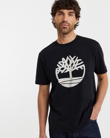 Timberland Northwood Tree Logo Short Sleeve T-Shirt - Black