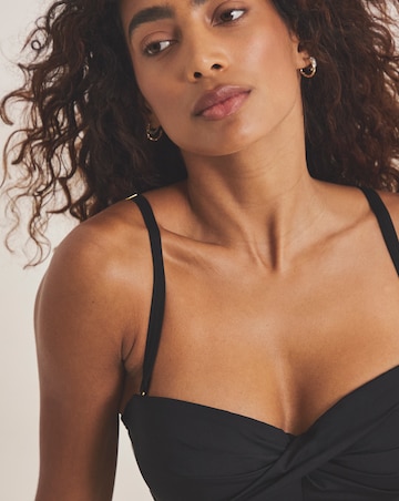 MAGISCULPT Twist Front Bandeau Underwired Bikini Top