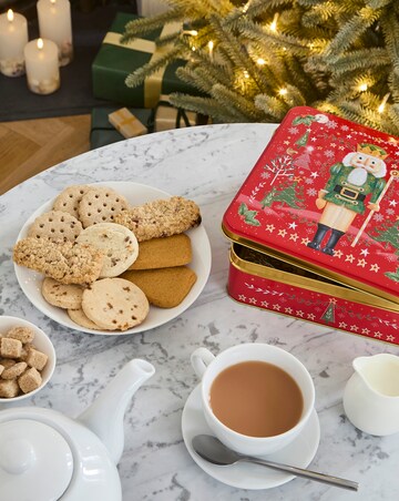 Farmhouse Biscuits Nutcracker Biscuit Tin