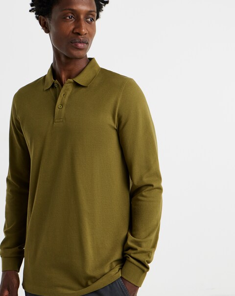 New In - Core Long Sleeve Pique Polo