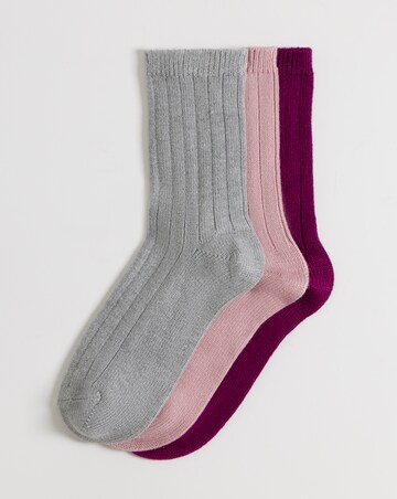 Pretty Secrets (3 Pack) Soft Light Thermal Socks