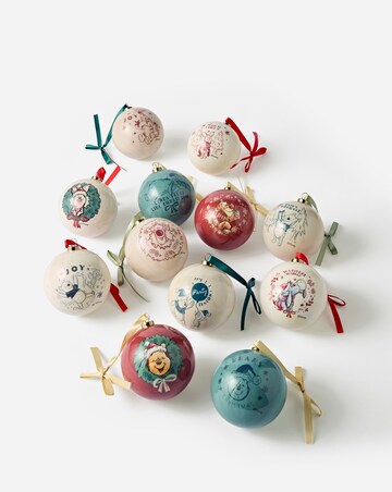 Disney Winnie the Pooh Set of 12 Baubles