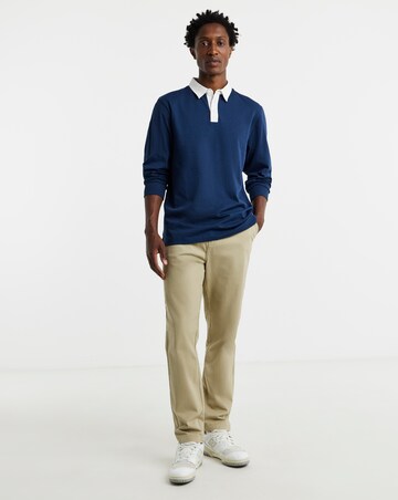 Long Sleeve Rugby Polo-Long Length