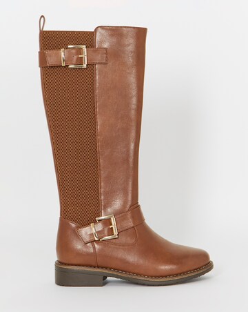 Cushion Walk Chelsea Ankle Boots With Sparkle Back - Extra Wide Fit (EEE)