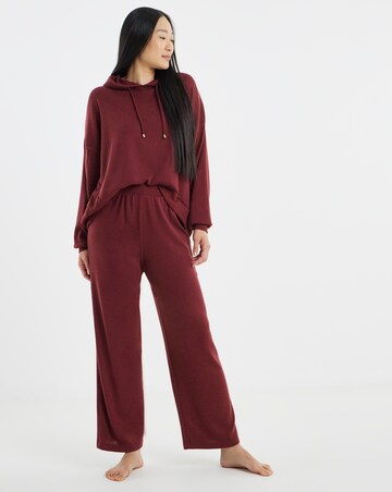 Figleaves Ribbed Soft Hooded Lounge Set