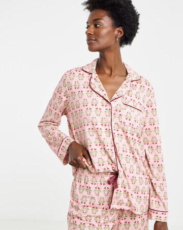 Julipa Tonal Aztec Print Revere Pyjama Set
