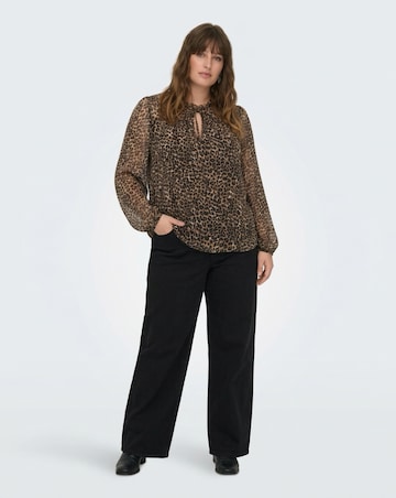 ONLY DITSY ANIMAL PRINT BLOUSE