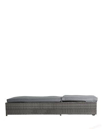 Charles Bentley Rattan Sun Lounger