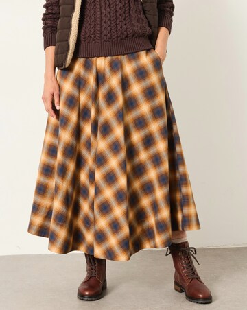 Fatface Freya Check Midi