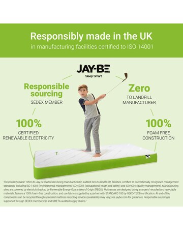 Jay-Be Simply Kids Anti-Allergy Sprung Mattress - European Single