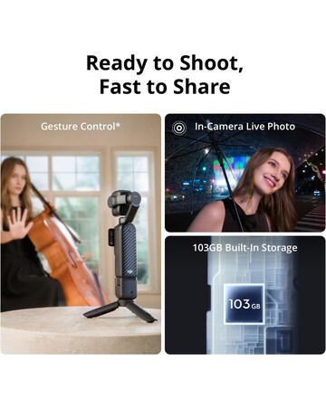 DJI Osmo Pocket 4P Handheld Gimbal Camera (Standard Combo)