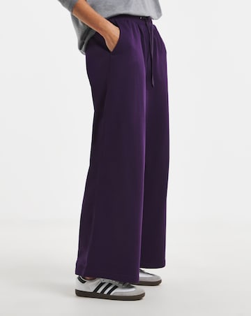 Plum Wide Leg Jogger